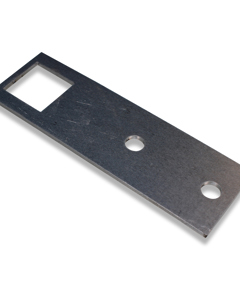 Halteblech für Quadratrohr KB-Seite NNB V21